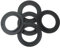 5pcs Rubber Seal Washer Gasket For Franke Basket Strainer Plug For 78 79 80 82 83mm Kitchen Bathroom Sink Drain Seal Gasket(FOR 82 83MM)