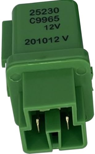Fuel Pump Relay 12V 4-Pin, Replaces 25230-C9965/25230-01Y00, Compatible with 1984-1996 Nissan 300ZX; 1989-1994 240SX; 1985-1994 Maxima; 1987-1995 Pathfinder; 1987-1994 Sentra; 1993-1995 Altima