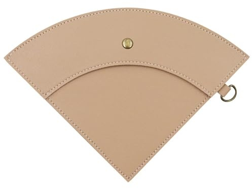 Kaffefilter pappershållare 4 st PU-läder bärbart kaffefilter pappersförvaringsväska dammsäker återanvändbar campinghållare droppare för papper kaffefilter (kaki)