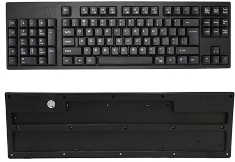 Eminchu Tastiera Ergonomica per Mano Sinistra con 109 Tasti, Ideale per Professionisti Contabili e Aziendali, Tastiera da Ufficio Plug and Play per Mancini