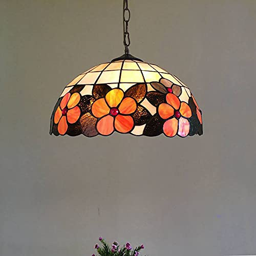Retro Esszimmer Pendelleuchte Vintage Antik Esstisch Deko Leuchte Hängelampe Höheverstellbar Küchenlampen Retro Pendellampe Wohnzimmerlampe Hängeleuchte Schlafzimmer Loft Cafe Bar (40CM)