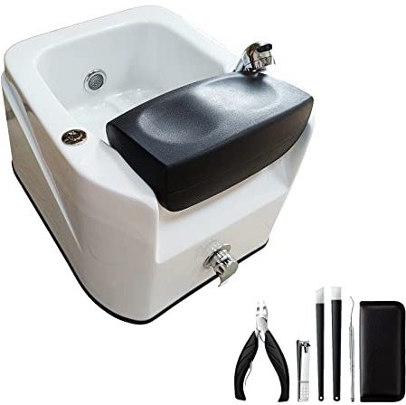 Pediluvio Massaggiatore Piedi Pediluvio Masajeador Aliviar El Estrés De Los Pie Con Masaje Y Calentador Accesorios De Pedicura Regulación De La Temperatura Tina De Baño De Pies ( Size : Bath+pedicure