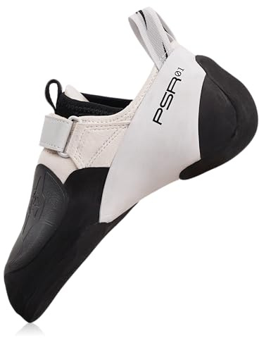 EVOLV Zenist LV Chaussure d'escalade pour compétition, bloc et entraînement, Gris/blanc, 40 EU