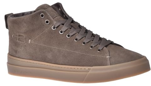 Baldinini Sneaker Suede Taupe, Zapatos de Barco Hombres, Beige, 40