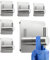 Ganchos Adhesivos para Pared Acero Inoxidable, 6 Piezas Plateado, Colgadores Adhesivos, Autoadhesivo Colgador Toallas, Accesorios para Baño Extrafuertes y Sin Taladro, Multi-Uso para Llaves y Ropa