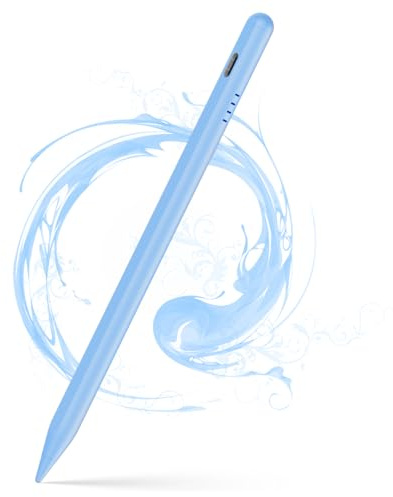 Stylet numérique pour écran tactile, compatible avec iPhone, Samsung, smartphone Android, stylo magnétique rechargeable pour tablette, écriture et dessin (bleu)