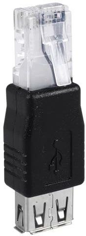 Pqahffowr Adaptador de enchufe USB de a Ethernet macho RJ45