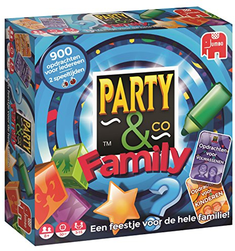 Party & Co. Jeux-questionnaires en famille pour enfants et adultes - Jeu de société (jeux-questionnaires, enfants et adultes, 25 min, 50 min, garçon/fille, 8 ans et plus) - (version néerlandaise)