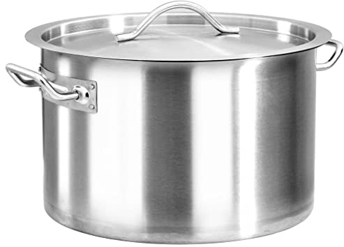 vidaXL Olla de acero inoxidable 32 L 40x26 cm