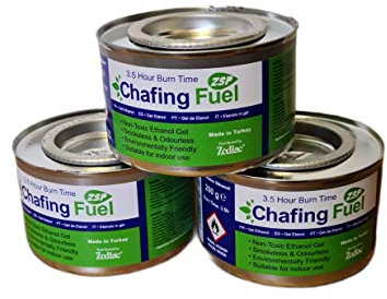 3 x 3.5 Hour New Chafing Dish Chafer Fuel Gel PK3 - Caterers Chafing TINS,CANS