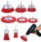 8 Stück Nylonbürste Bohrmaschine Set,Nylonbürste Bohrmaschine mit 1/4 Schaft,topfbürste winkelschleifer nylon,für Bohrmaschine Perfekt zum Entfernen von Rost/Korrosion/Farbe