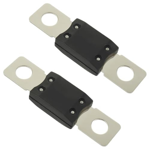 Unifizz Lot de 2 fusibles ANM/MEGA 150 A à fort courant - Fusible à visser - 32 V CC - Pour voiture, camion, camping-car, marine et utilisation industrielle