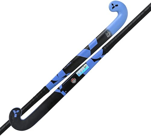 Y 1 Hockey, ADB 50, bastone da hockey, 50% carbonio, bastone da hockey su campo, blu, nero, attrezzatura sportiva per bambini, gamma Scandinavia, utilizzato da giocatori internazionali