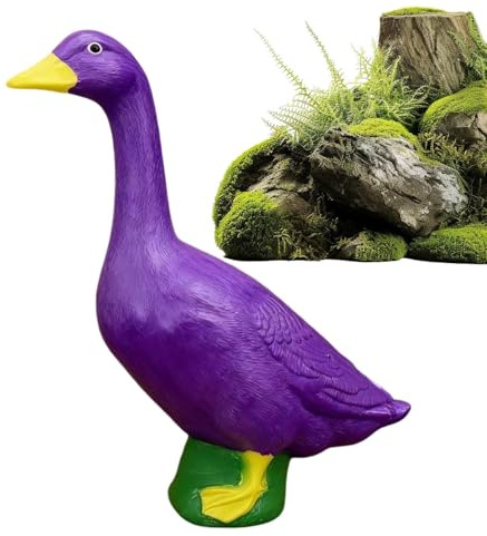 Generisch – Scultura realistica in resina – Realistica Resina Esterna Anatre Decorazione,Per Cortile Prato Giardino Stagno Terrazza Interni