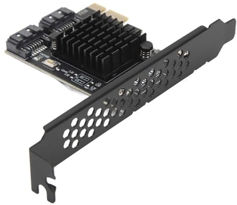 Bewinner 2 Ports 6Gbps PCIe X16 to SATA Expansion Card, RAID Controller for 7 8 10 11, Linux, PCIE 1X/2X/4X/8X/16X, SATA3.0, Bewinnero0y5s6dg9k