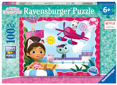 Ravensburger Gabby's Dollhouse Jigsaw Puzzle for Kids Age 6 Years Up - 100 Pieces XXL
