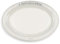 Riviera Maison Ovale Schale Weiß Porzellan, großer servierteller mit text Italienisches Tafelgeschirr - Long Island Serving Plate - (LxBxH) 50x33x4
