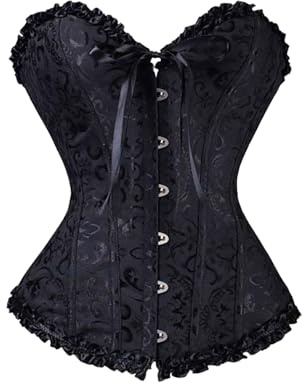 WILLBEST overbust corset for women corset skirt set underbust top waist trainer cincher tummy control knickers thong control pants women high waisted clear bra bustier bodyshaper top bodysuit