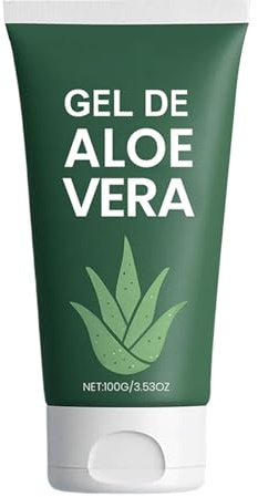 Gel calmante | Crema hidratante natural calmante, 100 g, gel facial puro para base de maquillaje, para piel seca y sensible, hombres y mujeres, maquillaje diario, viajes, afeitado al aire libre