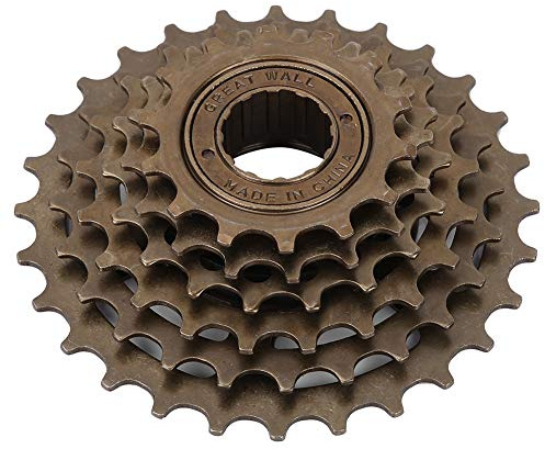 Alomejor 6 Speed Bicycle Freewheel Durable Metal 14T-28T Mountain Bike Freewheel Cassette Sprocket Replacement