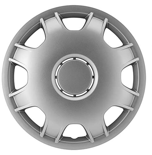AutoStyle Jeu d'enjoliveurs Speed 12-inch Argent