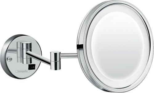 hansgrohe Rasierspiegel Logis Universal Chrom mit LED Licht