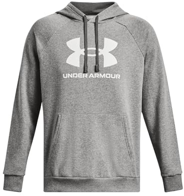 Under Armour UA Rival Fleece Logo HD Sudadera, Castlerock Light Heather, M Hombre