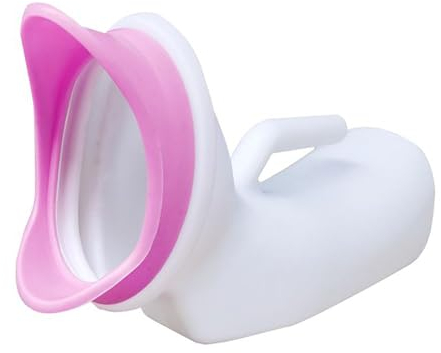 BAMFY Urinoirs for Femmes Utilisation Nocturne, Portable Bouteille De Pipi, Profilé Urinoir Féminin for Femmes Et Personnes âgées Collecte D'urines