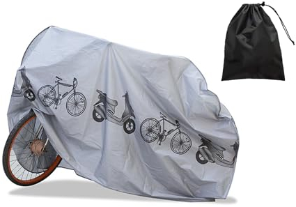 DHWEKU housses de protection pour vélo - Étanche - Anti-poussière - Protection UV - Protection contre la pluie - Bâche de protection pour vélo - Bâche de protection étanche pour - Garage