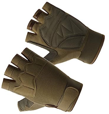 WATIIFUFU Herren Sporthandschuhe Halbfinger Radfahren Fitnesshandschuhe rutschfeste Herren Fahrradhandschuhe
