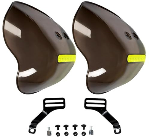 Paramanos Reflectantes para Motocicleta | Funda para Manillar de Bicicleta y Moto | Protección contra caídas y el Clima, Accesorio para Deportes motorizados Duradero y versátil