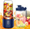 XUNIVERS Mixeur Portable Électrique de 400 ml,mélangeur pour smoothies,mini mélangeur portable,Brosses et 6 Lames, Mixeur Portable, Mini Blender Smoothie pour la Préparation de Milk-Shakes