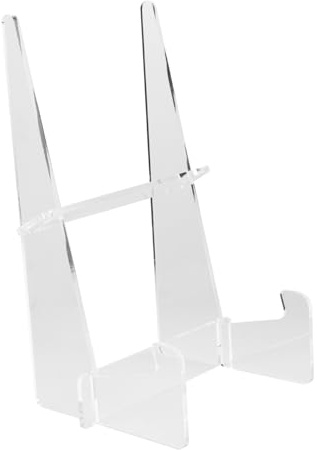 Alipis Soporte Para Libros De Cocina Transparente Acrílico, Atril Estable Para Recetas, Soporte Multiusos Para Lectura Encimera, Adecuado Para Cocineros y Uso Doméstico