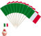 100 Stück Italien Deko,Italienische Deko Flaggen,Fähnchen Zahnstocher-Sportwettbewerb 2025 Damen Fußball EM EurovisionWM Cupcake Topper Toothpick Cocktail Party Pub Deko Italienischer Abend