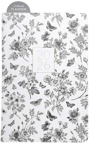 WORLD TRAVELER 2026 Planner 6x8 Inch Weekly & Monthly Agenda Calendar