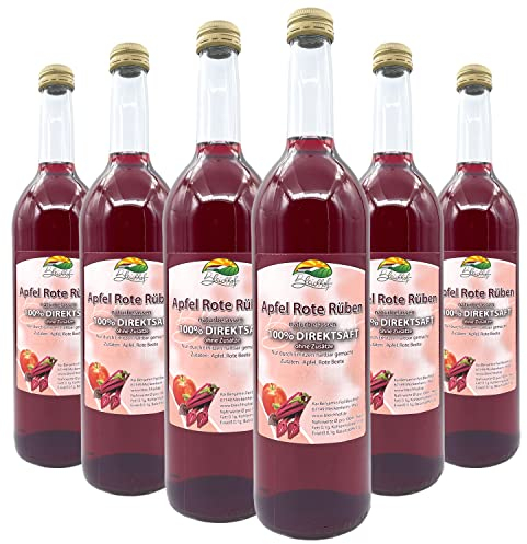 BLEICHHOF® Apfelsaft mit Rote-Rüben Saft - Direktsaft, vegan (6x0,72L)