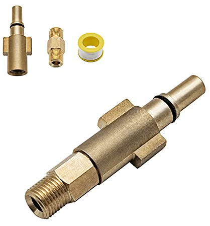 DERASL Adattatore con Filettatura Maschio e Alta Pressione Pulitore Schiuma Pistola Spray Rame Connessione Neve Schiuma Lancia Sapone Dispenser Adattatore Compatibile con Bosch AQT