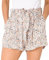 KRISP Women Tie Belted Waist Multicolour Flower Print Shorts (White Floral, S) 11091-WHT-S