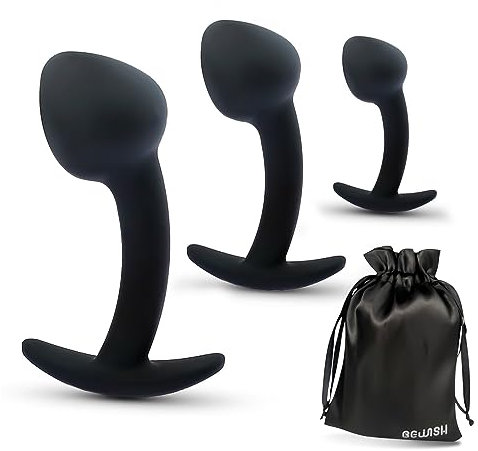 BEWISH Sex Toy Skin Friendly Silicone Anal Plug Palline Anali Stimolano il Punto G Dildos Erotici Giocattoli Erotici del Sesso S M L Set di Palline Anali per Donne e Uomini