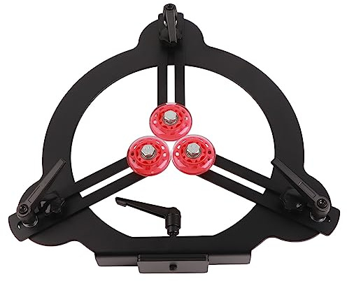 Repose-Pieds de Tournage sur Bois pour Tour, Repose-Pieds de Tournage sur Bois, Outils de Tournage en Métal Ronds de 0,39 à 4,72 Pouces pour Accessoires de Pièces de Tour à Bois,