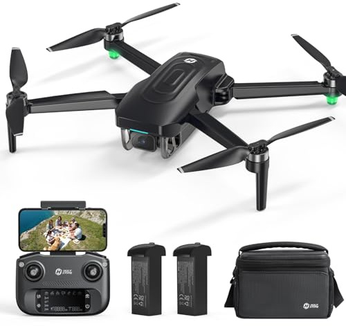 Holy Stone HS175G Drone con Telecamera 8K, Motore Brushless, 60 Minuti di Volo, GPS e Ritorno Intelligente, Drone con Telecamera 4K Professionale, Modalità a 2 Velocità, Batteria Ricarica Rapida, C0