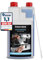 Frischer professional Milchsystemreiniger 1000 ml für Kaffeevollautomaten, Milchaufschäumer, entfernt Milchrückstände, Ablagerungen in Espressomaschinen aller Hersteller (1000 ml + Bürste)