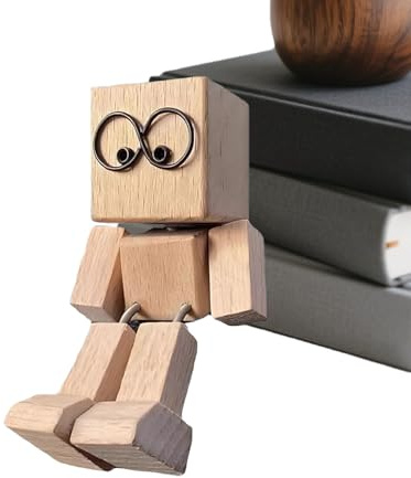 Generisch Figurine en Bois vacillante - Figurine décorative de Voiture avec Pieds Mobiles - véhicule pour SUV, Camion, berline, Chambre à Coucher, Appartement