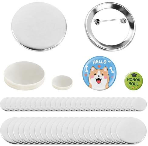 Neikafan Botones Chapas 32 58mm 200Pieza Metal Recambio Chapa Personalizada