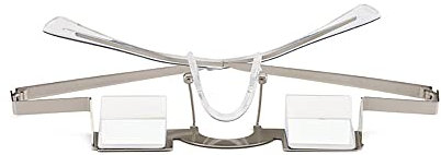 Lazyme Glasses, Prism Glasses Horizontal Glasses, Bed Prism Spectacles Horizontal, Unisex Lazy Spectacles Lie Down for Reading/Watching TV (Metal)