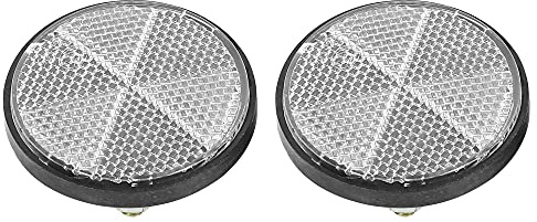 F FIERCE CYCLE par M6 x 1,0 vit plast universell skruvmontering reflekterande varningsreflektor för motorcyklar
