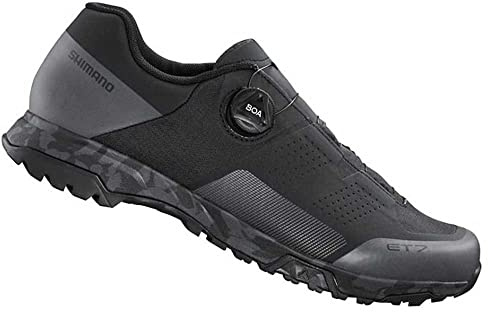 SHIMANO Unisex Bet700l46 ET7 ET700 Shoes Black Size 46, Black, 12 UK Narrow