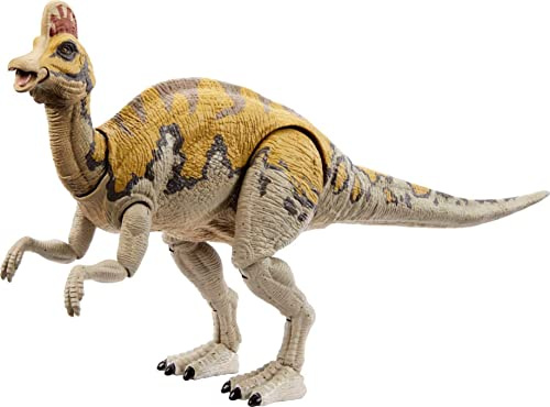 Mattel Jurassic World Jurassic Park III Hammond Collection Dinosaurier-Figur Corythosaurus mittelgroße Spezies, detailliertes Design, 16 Artikulationen