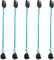 ADCAUDX Paquete de 5 cables SATA III de 8 pulgadas/0.2 m, corto y delgado, 90 grados, SATA en ángulo recto a recto, cable de datos flexible de 6 GB con pestillo de bloqueo para disco duro, SSD, unidad
