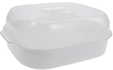 ANSNOW 1 Pièce de Four À Micro-Ondes, Cuiseur de Pommes de Terre À Vapeur Pour Four À Micro-Ondes, Récipients de Réfrigérateur, Récipient Avec Couvercle, Ustensiles de Cuisine, Cuiseur À Légumes Et